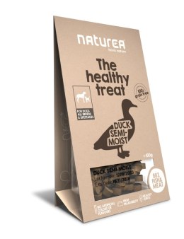 Naturea Kaczka - Bezzbożowe zdrowe, półwilgotne przysmaki dla psów (100g)