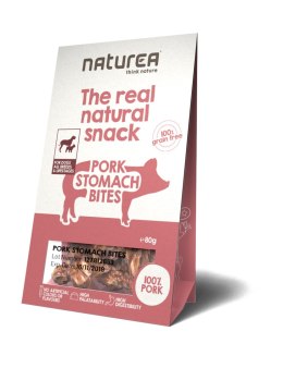 Naturea Żołądki Wieprzowe - Bezzbożowe naturalne przysmaki dla psów (80g)