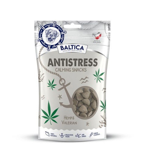 Baltica Antistress Snacks z krewetką i konopią - 150g