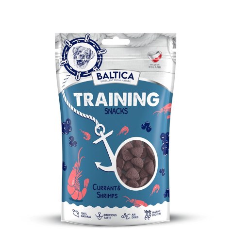 Baltica Training Snacks z krewetką i czarną porzeczką - 150g