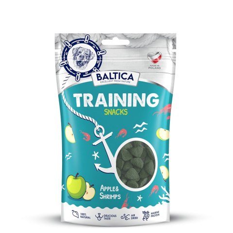 Baltica Training Snacks z krewetką i jabłkiem - 150g