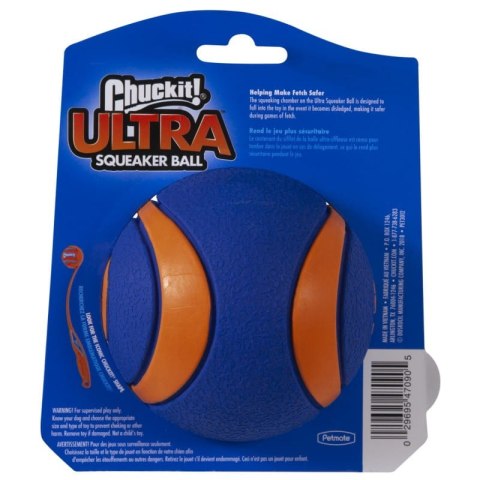 Chuckit! Ultra Squeaker Ball XL - piłka z piszczałką 9 cm