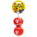 Pet Supplies Tennis Ball L - piłka tenisowa z piszczałką 2pack - 7,5 cm