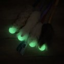 Rock&Dog Long Rock Glow - futro owcze na długiej taśmie z piłką Chuckit Max Glow M