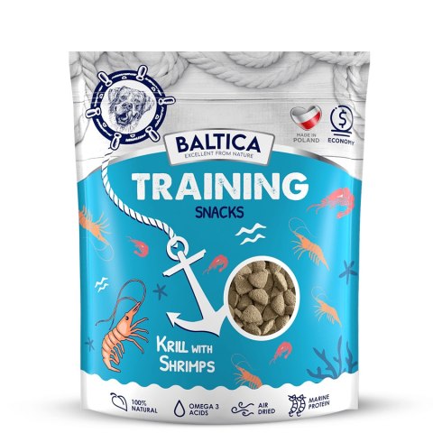 Baltica Training Snacks z krylem i krewetką 600g