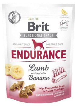 Brit Functional Snack Endurance - półwilgotne przysmaki jagnięcina z bananem 150g