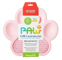 Pet Dream House Paw 2-in-1 Baby Pink Easy - miska spowalniająca