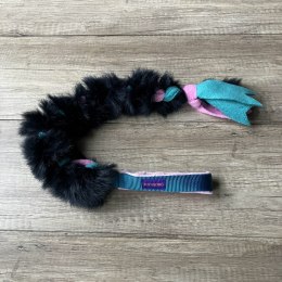 Rock&Dog Twist Rock Rabbit - zakręcony szarpak dla psa z futrem królika