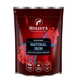HolistaPets Natural Iron - hemoglobina, naturalne żelazo 600g