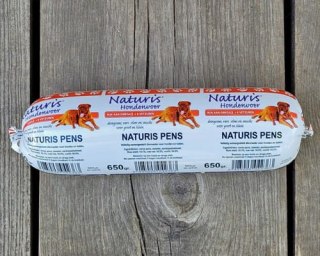 Naturis - kiełbasa treningowa z flakami wołowymi 650g