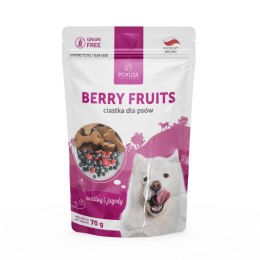 POKUSA Ciastka dla psa Berry Friuts - owoce i zioła 70g
