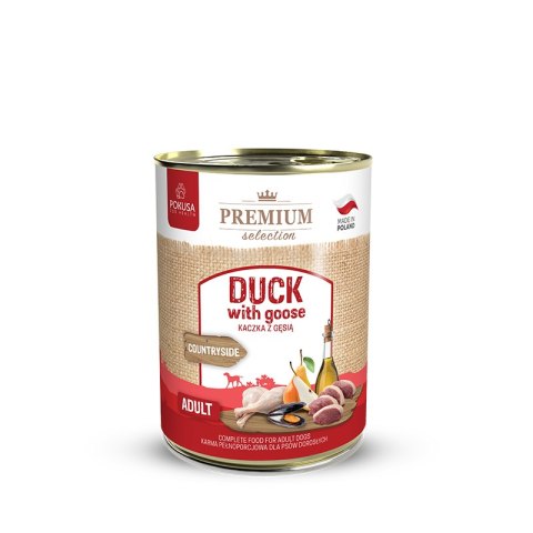 POKUSA karma mokra Premium Selection Duck with Goose - kaczka z gęsią 400g