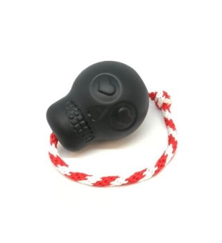 Soda Pup USA-K9 Skull Reward Toy Large Black - piłka do aportowania (14-30kg)