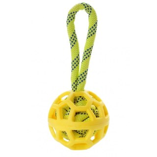 Toby's Choice Fetch Tug - pływający aport ze sznura w ażurowej piłce 9 cm