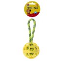 Toby's Choice Fetch Tug - pływający aport ze sznura w ażurowej piłce 9 cm
